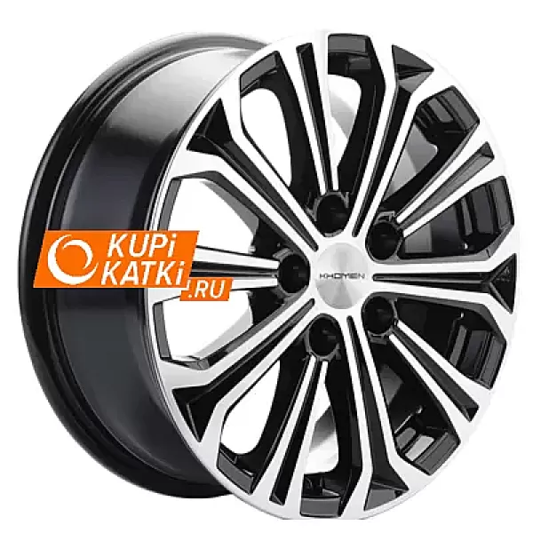Khomen Wheels KHW1610 6.5x16/5x108 D63.35 ET50 Black-FP