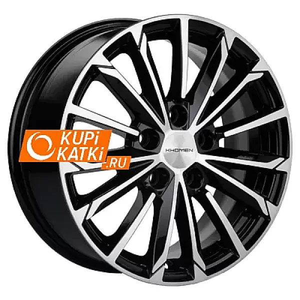 Khomen Wheels KHW1611 6.5x16/5x114.3 D67.1 ET43 Black-FP