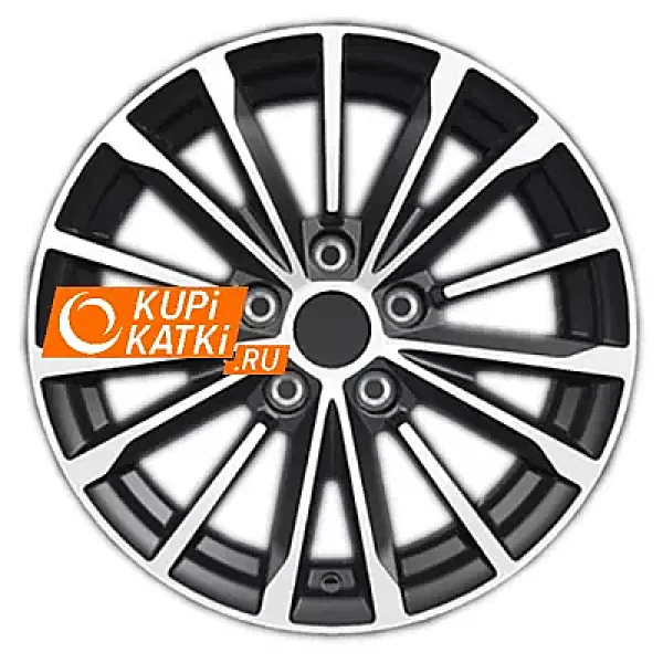 Khomen Wheels KHW1611 6.5x16/5x112 D66.6 ET39.5 Gray-FP