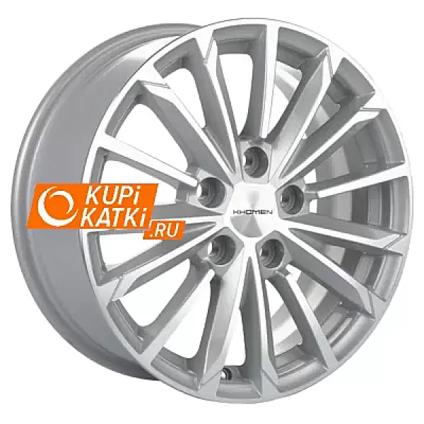 Khomen Wheels KHW1611 6.5x16/5x114.3 D67.1 ET50 Silver-FP