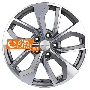 Khomen Wheels KHW1703 Gray-FP
