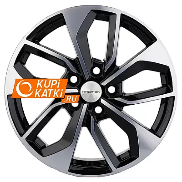 Khomen Wheels KHW1703 7x17/5x114.3 D60.1 ET39 Black-FP