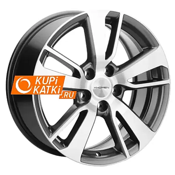 Khomen Wheels KHW1704 7x17/5x114.3 D66.5 ET37 Gray-FP