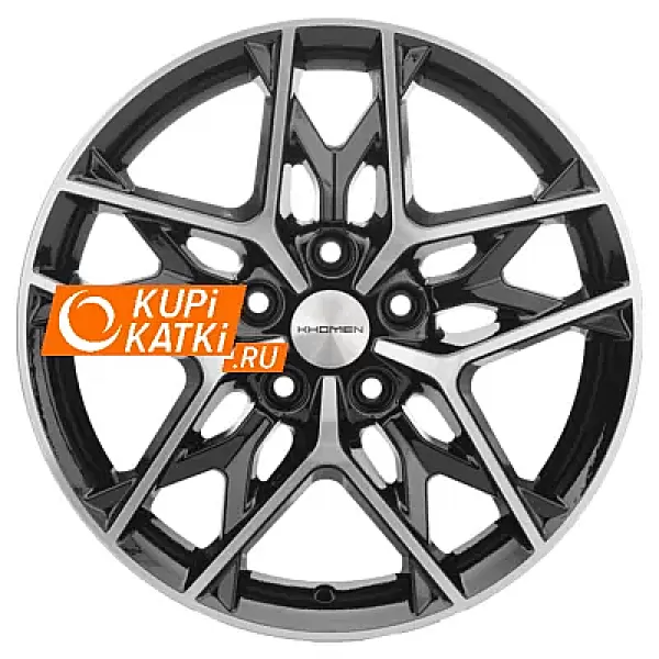 Khomen Wheels KHW1709 7x17/5x114.3 D57.1 ET40 Black-FP