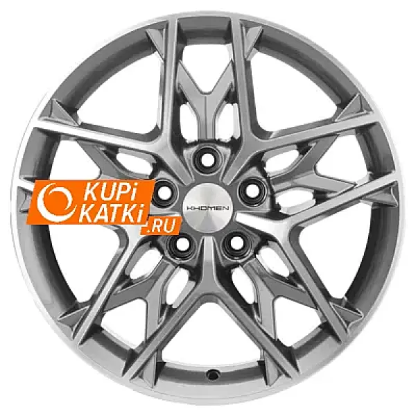 Khomen Wheels KHW1709 7x17/5x114.3 D67.1 ET50 Gray-FP