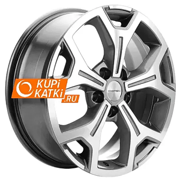 Khomen Wheels KHW1710 6.5x17/5x108 D63.3 ET50 Gray-FP