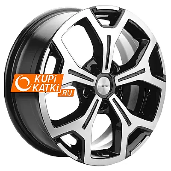 Khomen Wheels KHW1710 6.5x17/5x108 D60.1 ET33 Black-FP