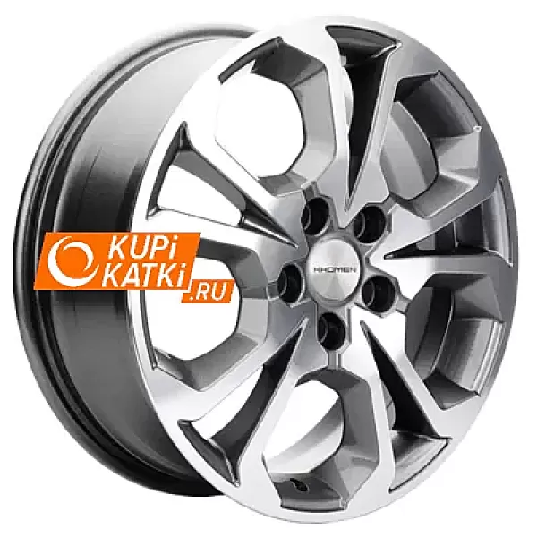 Khomen Wheels KHW1711 6.5x17/5x114.3 D67.1 ET50 Gray-FP
