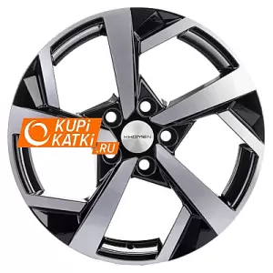 Khomen Wheels KHW1712 Black-FP