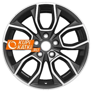 Khomen Wheels KHW1713 Black-FP