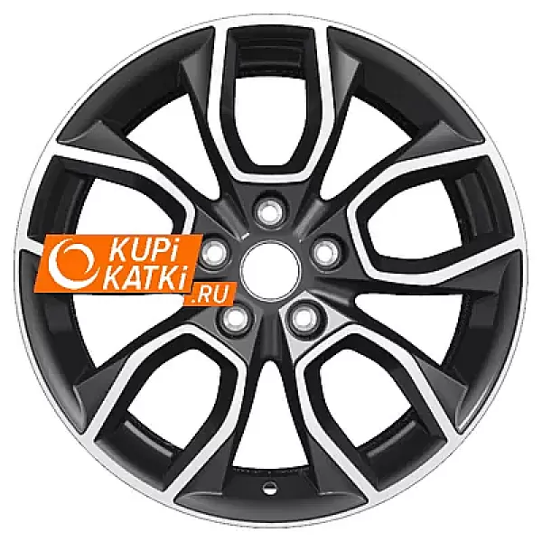 Khomen Wheels KHW1713 7x17/5x112 D57.1 ET40 Black-FP