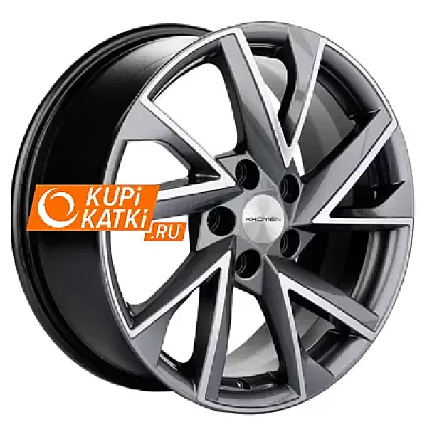 Khomen Wheels KHW1714 7x17/5x108 D63.35 ET50 Gray-FP