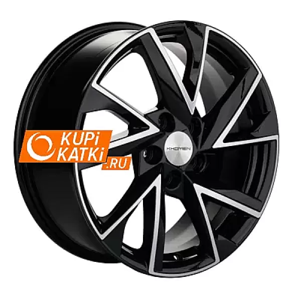 Khomen Wheels KHW1714 7x17/5x114.3 D67.1 ET50 Black-FP