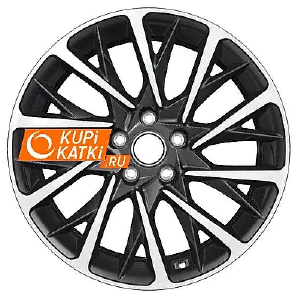Khomen Wheels KHW1804 7.5x18/5x108 D60.1 ET40 Black-FP