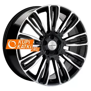 Khomen Wheels KHW2004 8.5x20/5x108 D63.4 ET45 Black-FP