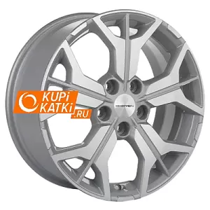 Khomen Wheels KHW1715 F-Silver-FP