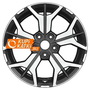 Khomen Wheels KHW1715 Black-FP