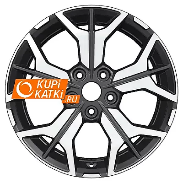 Khomen Wheels KHW1715 7x17/5x112 D57.1 ET54 Black-FP