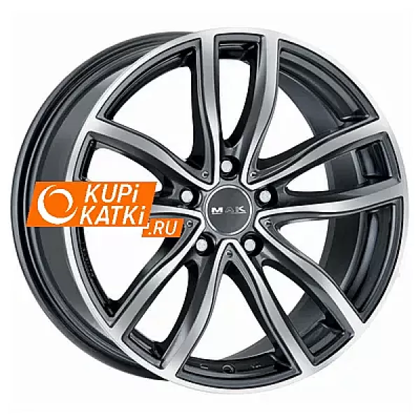 MAK Sarthe 8x18/5x112 D66.45 ET39 Gunmetal Mirror Face