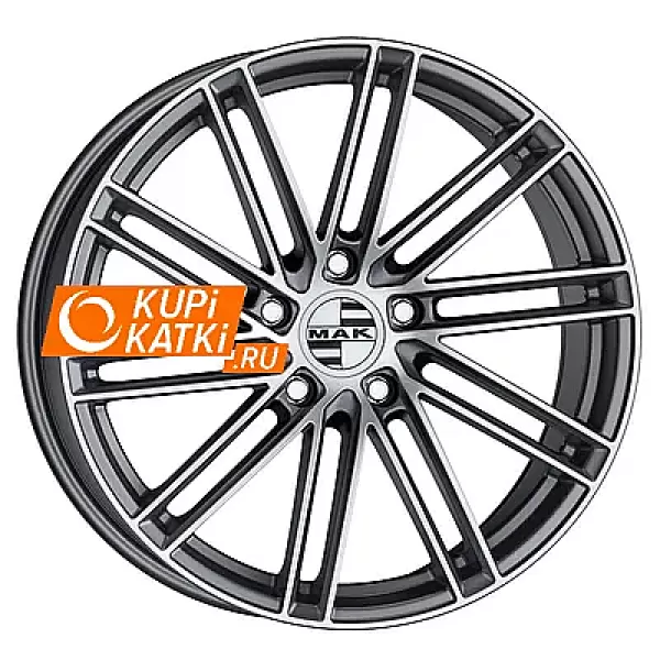 MAK Leipzig 9.5x21/5x130 D71.6 ET46 Gunmetal Mirror Face