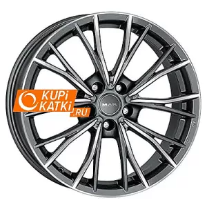 MAK Mark 7.5x18/5x120 D72.6 ET45 Gunmetal Mirror Face