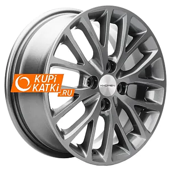 Khomen Wheels KHW1507 6x15/5x100 D57.1 ET38 Gray-FP