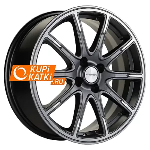 Khomen Wheels KHW1707 6.5x17/4x100 D60.1 ET41 Gray-FP
