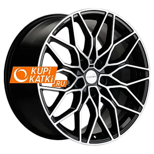 Khomen Wheels KHW1902 8.5x19/5x114.3 D60.1 ET30 Black-FP