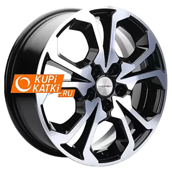 Khomen Wheels KHW1711 6.5x17/5x114.3 D67.1 ET50 Black-FP