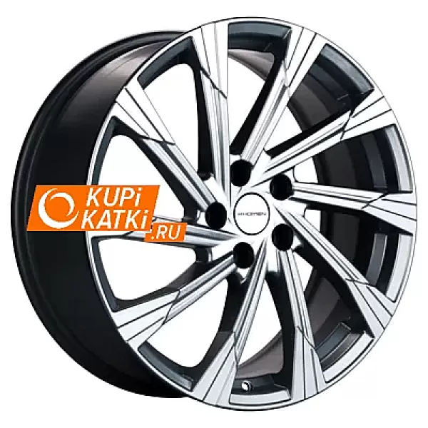 Khomen Wheels KHW1901 7.5x19/5x114.3 D64.1 ET40 Gray-FP