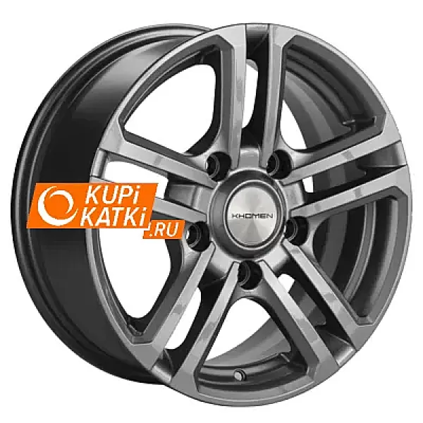 Khomen Wheels KHW1602 6.5x16/5x139.7 D98.5 ET35 Gray