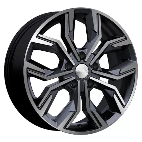 Скад Амиата 7x17/4x100 D60.1 ET43 Алмаз черный