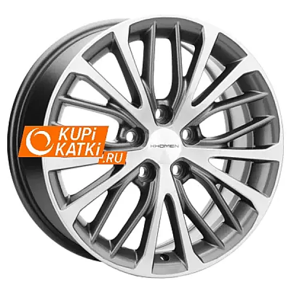 Khomen Wheels KHW1705 7x17/5x108 D60.1 ET40 Gray-FP