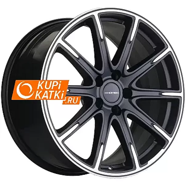 Khomen Wheels KHW1903 8.5x19/5x112 D66.6 ET38 Black-FP matt