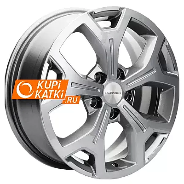 Khomen Wheels KHW1710 6.5x17/5x108 D60.1 ET33 Gray