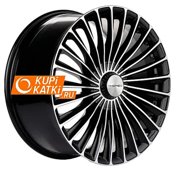 Khomen Wheels KHW2008 8.5x20/5x112 D66.6 ET38 Black-FP