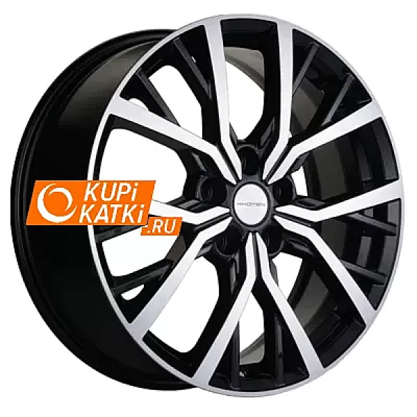 Khomen Wheels KHW1806 7x18/5x114.3 D60.1 ET45 Black-FP