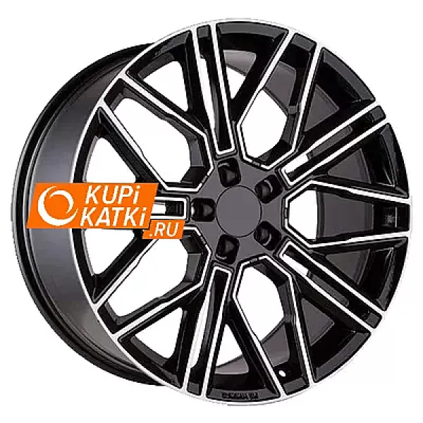 Khomen Wheels KHW2101 9.5x21/5x114.3 D66.1 ET30 Black-FP