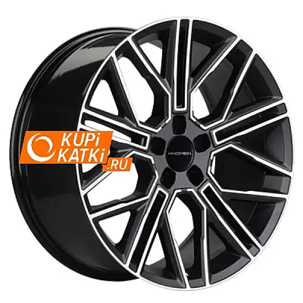 Khomen Wheels KHW2101 9.5x21/5x120 D72.6 ET49 Black-FP matt