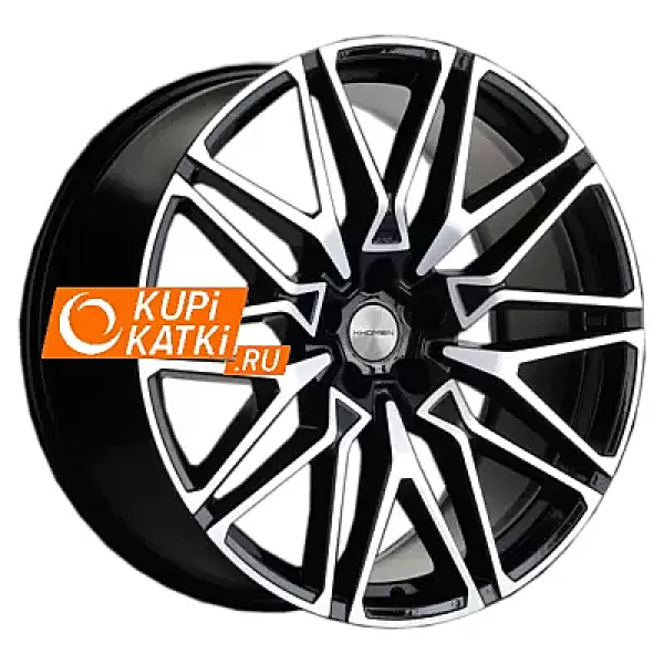 Khomen Wheels KHW2103 9.5x21/5x112 D66.6 ET20 Black-FP