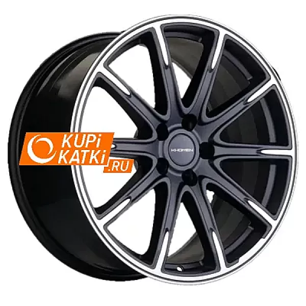 Khomen Wheels ORG2102 10.5x21/5x130 D84.1 ET35 Black-FP
