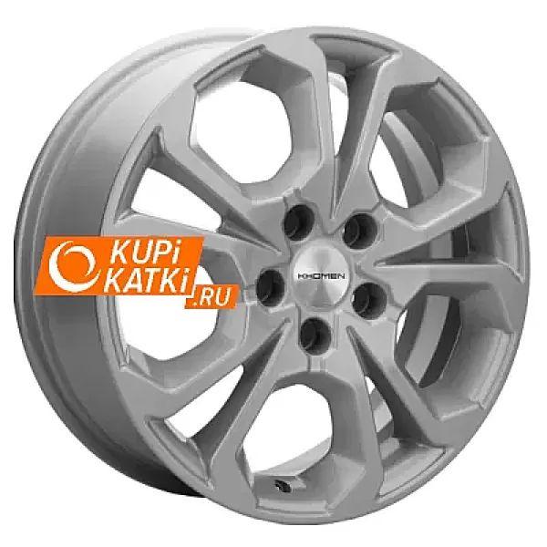 Khomen Wheels KHW1711 6.5x17/5x114.3 D54.1 ET45 F-Silver