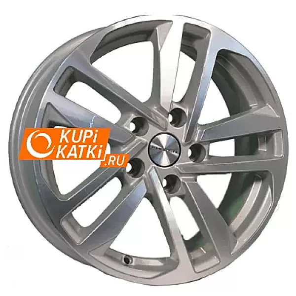 Khomen Wheels KHW1612 6.5x16/5x100 D57.1 ET39 Silver-FP