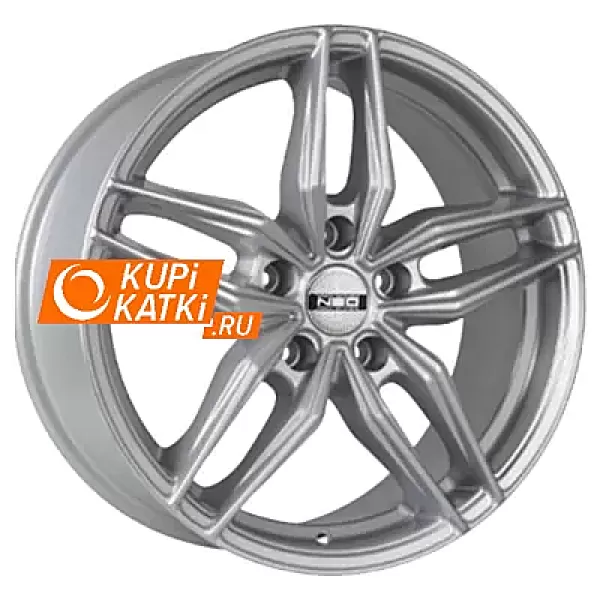 Tech Line Neo 782 7.5x17/5x114.3 D60.1 ET45 Silver