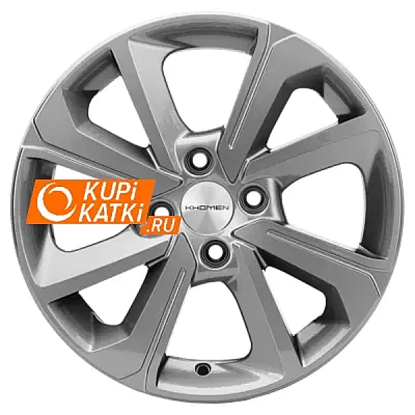 Khomen Wheels KHW1501 6x15/4x100 D60.1 ET37 Gray