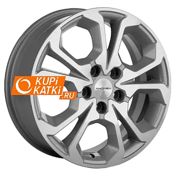 Khomen Wheels KHW1711 6.5x17/5x114.3 D54.1 ET45 F-Silver-FP