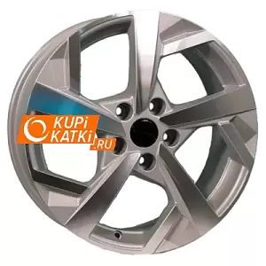Khomen Wheels KHW1712 F-Silver-FP
