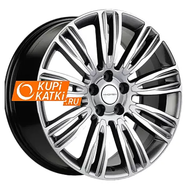 Khomen Wheels KHW2004 8.5x20/5x108 D63.4 ET45 Dark Chrome-FP