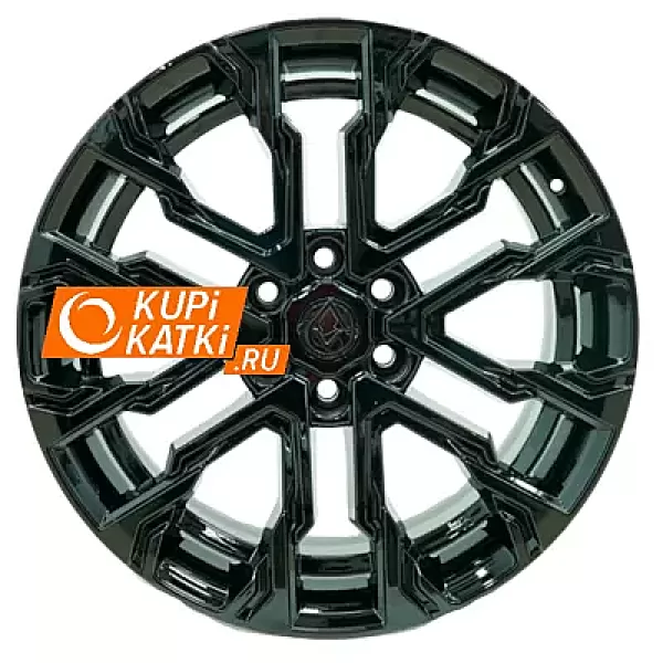 Khomen Wheels AZIMUT 2205 9x22/6x139.7 D77.8 ET25 Black matt