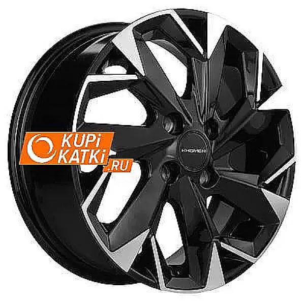Khomen Wheels KHW1402 5.5x14/4x100 D60.1 ET43 Black-FP